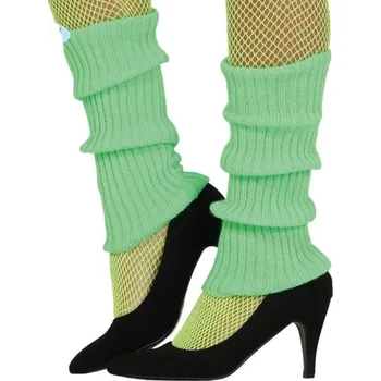 Fiestas Guirca Retro návleky na kotníky neonově zelené