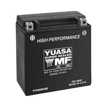 Autobaterie startovací baterie, , YUASA, YTX20CH-BS