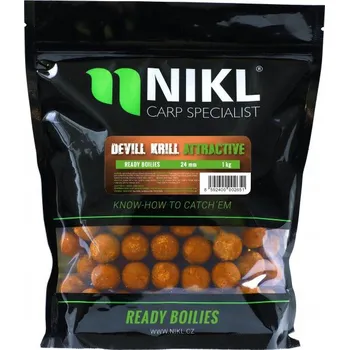 Nástraha Karel Nikl Nikl Ready boilie Devill Krill ATTRACTIVE 18mm, 1kg