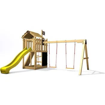 Dětské hřiště Dětské hřiště Monkey´s Home Malý pirát RED se žlutou skluzavkou 2024