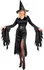 Karnevalový kostým Widmann Dámský kostým čarodějnice s černými šaty s rozparkem