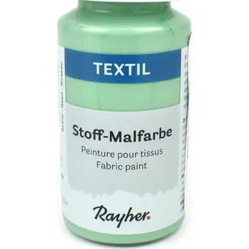 Speciální výtvarná barva Barva na textil Rayher nezažehlovací, rákosová zelená, 50 ml