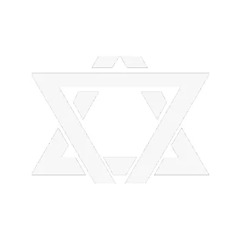 samolepka Hexagram (09 - bílá) SAMOLEPKA NA AUTO, NÁLEPKA, FÓLIE, POLEP, TUNING, VLASTNÍ TEXT, TISK, AUTOSAMOLEPKY.cz, POLEPY, OBRÁZEK, LOGO, 3D STICKERS