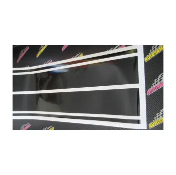 Polep vozidla Viper pruhy dvojité 1,5 cm + 6 cm + 6 cm + 1,5 cm (09 - bílá) SAMOLEPKA NA AUTO, NÁLEPKA, FÓLIE, POLEP, TUNING, VLASTNÍ TEXT, TISK, AUTOSAMOLEPKY.cz, POLEPY, OBRÁZEK, LOGO, 3D STICKERS