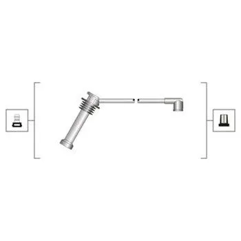 Zapalovací kabel Sada kabelů pro zapalování MAGNETI MARELLI MSQ0038