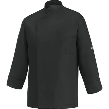 Gastro oděv EGOchef Kuchařský rondon Ottavio cool vent černý - dlouhý rukáv 4XL E-2064002E4XL