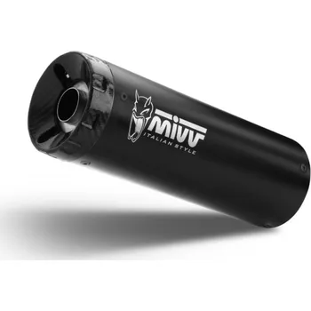 Výfuk pro motocykl Koncovka výfuku MIVV HR-1 K.046.LH1BC Black with carbon cap