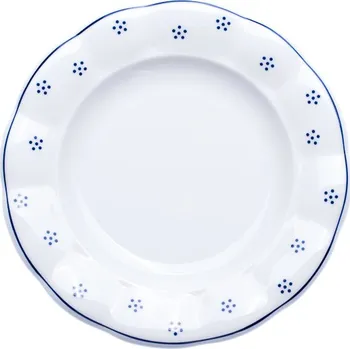 Talíř G. Benedikt Valbella dezertní talíř 19 cm bílý/modrý