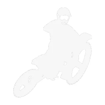 Samolepící dekorace Motorka 004 pravá motokros (09 - bílá) SAMOLEPKA NA AUTO, NÁLEPKA, FÓLIE, POLEP, TUNING, VLASTNÍ TEXT, TISK, AUTOSAMOLEPKY.cz, POLEPY, OBRÁZEK, LOGO, 3D STICKERS