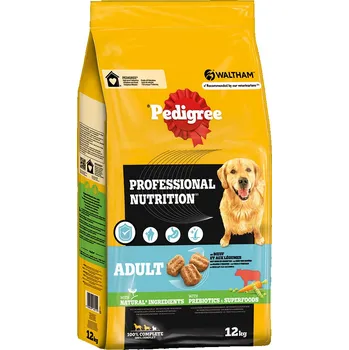 Krmivo pro psa 2×12kg Pedigree Professional Nutrition Adult s hovězím a zeleninou - výhodné balení