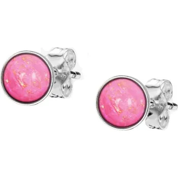 Náušnice NUBIS® Stříbrné opálové náušnice - NBP36-OP57