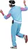 Karnevalový kostým Widmann Retro šusťáková souprava 80's modrá