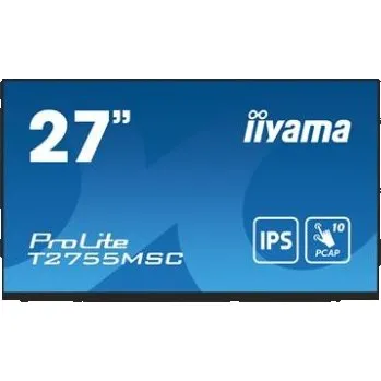 Monitor 27" iiyama T2755MSC-B1:IPS,FHD,PCAP,Webcam (T2755MSC-B1)