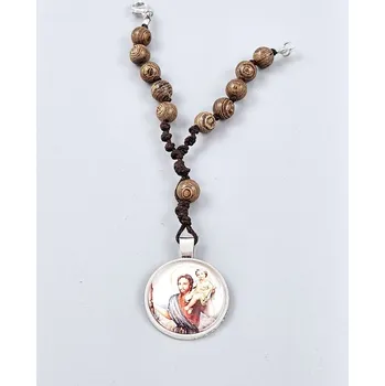 Růženec Desátek se svatým Kryštofem - barevný obrázek