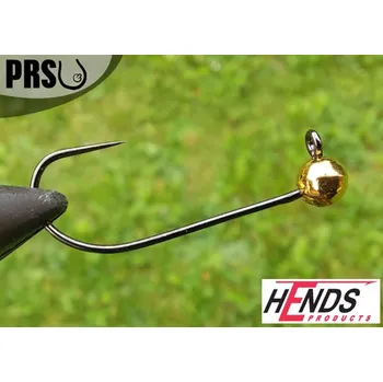 Rybářský háček Tungstenová hlavička bez protihrotu Hends velikost 6 barva Gold - 0,4g