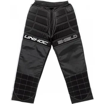 Florbalový dres Unihoc Shield brankařské kalhoty 150 - černá + DÁREK + Doprava ZDARMA