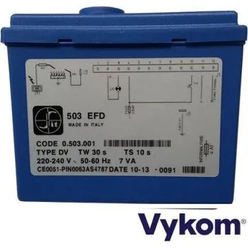 Příslušenství ke kotli Řídící a zapalovací automatika SIT 503 EFD-DV, Tw 30 s, Ts 10 s