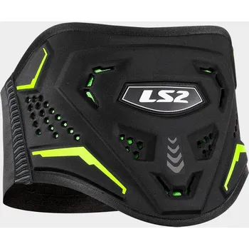 Motocyklové brýle LS2 KOKU KIDNEY BELT BLACK H-V YELLOW XL-XXL