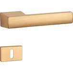 Dveřní kování MP - AS - BRISA - RT 7S OLS - Mosaz broušená, klika-klika, Otvor na cylidrickou vložku, MP OLS (mosaz broušená a lakovaná)