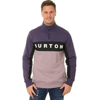 Pánská mikina mikina Burton Lowball Quarter-Zip Fleece - Violet Halo/Elderberry L