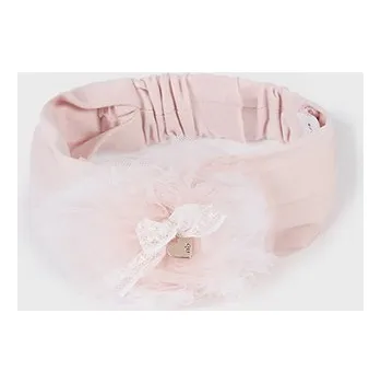 Čelenka Mayoral slavnostní čelenka 9728 smetanová, bílá, růžová barva: růžová