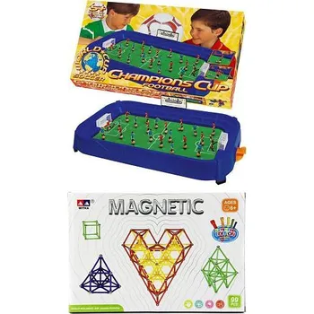 ostatní stavebnice Chemoplast Champion + Magnetická stavebnice Teddies 99ks