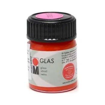 Speciální výtvarná barva Barva na sklo Marabu, 15 ml, růžová 033