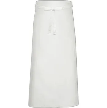 Pracovní zástěra Link Kitchen Wear Bistro zástěra X995 White 100 x 100 cm