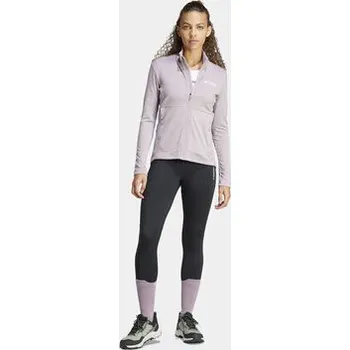 Dámská mikina adidas Fleecová mikina Terrex Multi IQ3747 Fialová Slim Fit L