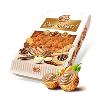 Čokoláda LUMAR plněné arašídové kuličky obaľované 400 g