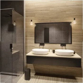 Zrcadlo Zrcadlo na toaletní stole v černém rámu 60x80 - 1503001