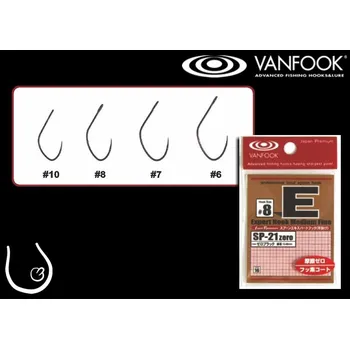 Rybářský háček Přívlačové rybářské háčky Vanfook SP-21 Zero - vel. 6