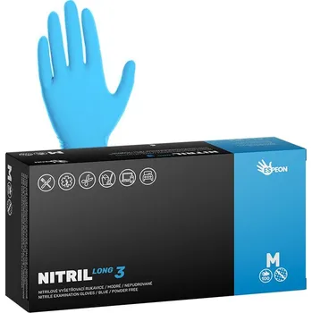Pracovní oblečení Espeon Nitrilové rukavice LONG - modré dlouhé extra silné (balení) Velikost: XL