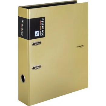 Pořadač pákový A4, 7 cm, metallic zlatý