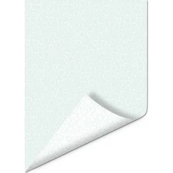 Kancelářský papír Papír A4, srdíčka mátový, 170 g - oboustranný