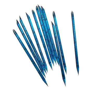 Umělé nehty Pusher na zatlačení kůžičky plastový čirý tmavě modrý