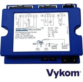 Příslušenství ke kotli Řídící a zapalovací automatika Pactrol P25´F´FMV, Tp 30s, Ts 5s