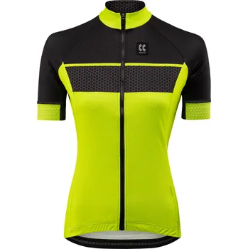 cyklistický dres Dres na kolo KALAS Pure Z dámský fluo Velikost: 6