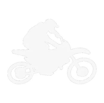Samolepící dekorace SAMOLEPKA Motorka 031 pravá motokros (09 - bílá) NA AUTO, NÁLEPKA, FÓLIE, POLEP, TUNING, VLASTNÍ TEXT, TISK, AUTOSAMOLEPKY.cz, POLEPY, OBRÁZEK, LOGO, SAMOLEPKY