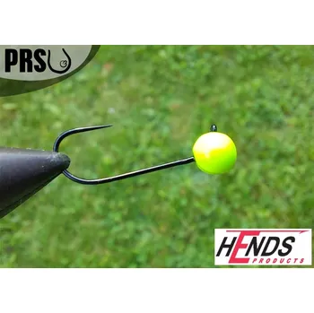 Rybářský háček Tungstenová hlavička bez protihrotu Hends velikost 10 barva Fluo - 0,9g