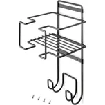 Věšák na přislušenství na žehlení a k vysavači 200x200x380 mm - antracit
