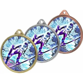 Poháry Bauer Kovová medaile MDLS001M11 | Skoky na lyžích