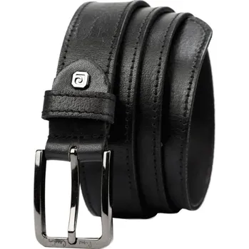 Opasek Pánský kožený opasek Pierre Cardin 5072 délka 135/120 cm černý