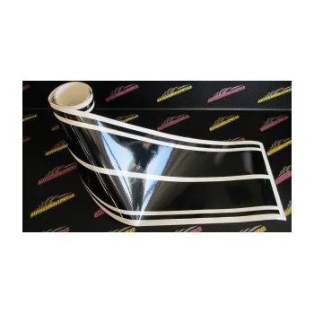 Polep vozidla Viper pruhy dvojité 1,5 cm + 12 cm + 12 cm + 1,5 cm (09 - bílá) SAMOLEPKA NA AUTO, NÁLEPKA, FÓLIE, POLEP, TUNING, VLASTNÍ TEXT, TISK, AUTOSAMOLEPKY.cz, POLEPY, OBRÁZEK, LOGO, 3D STICKERS