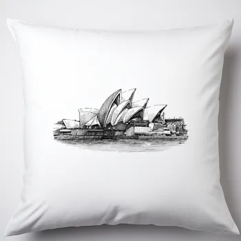 Polštář Polštář - Sydney - Opera Typ povlaku: Plyš