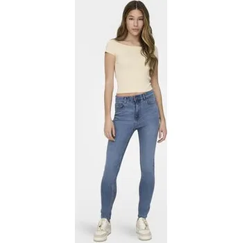 Oblečení a móda JDY Jeansy Moon 15322258 Modrá Skinny Fit XS_32