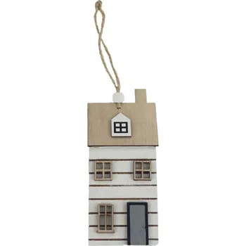 Vánoční dekorace Domeček k zavěšení, 13cm
