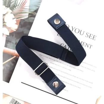 Opasek Elastický pásek bez přezky - Námořnická modrá