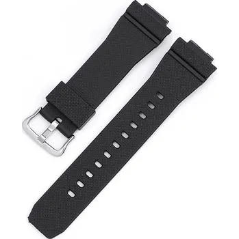 Řemínek na hodinky Plastový řemínek Ricardo 16mm (pro Casio G-Shock GA-2100/GA-2110, DW-5600, GW-6900), černý V1