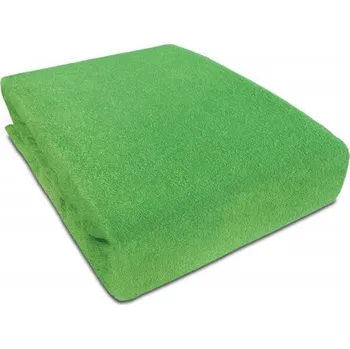 Dětská postýlka Prostěradlo froté nepropustné PVC 120/60 - zelené